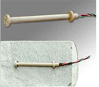 澆筑構件應變片